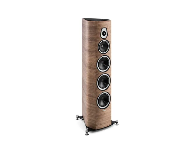 Sonus Faber Sonetto VIII, valnøtt 3-veis gulvstående høyttaler, par 