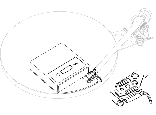 Rega Atlas MK2 Digital stifttrykk-vekt 